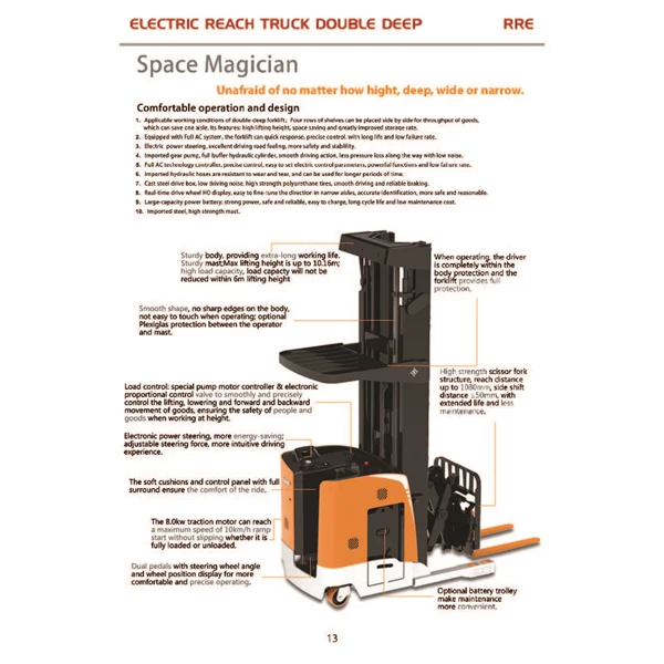 ELECTRIC REACH TRUCK DOUBLE DEEP RRE SERIES