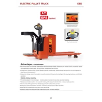 Hand Pallet Electric Mover Truck CBD