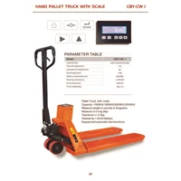 Hand Pallet Truck With Scale CBY CW I