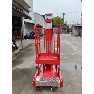 Vertical Lift Aluminium Work Platform Single Mast