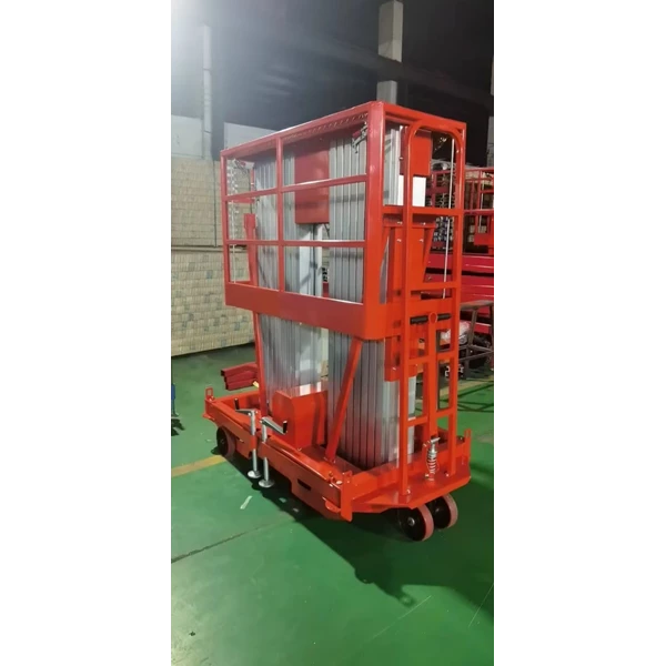 Tangga Electric Vertical Lift Aluminium Platform Work