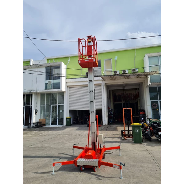 Tangga Electric Vertical Lift Aluminium Platform Work  Manlift