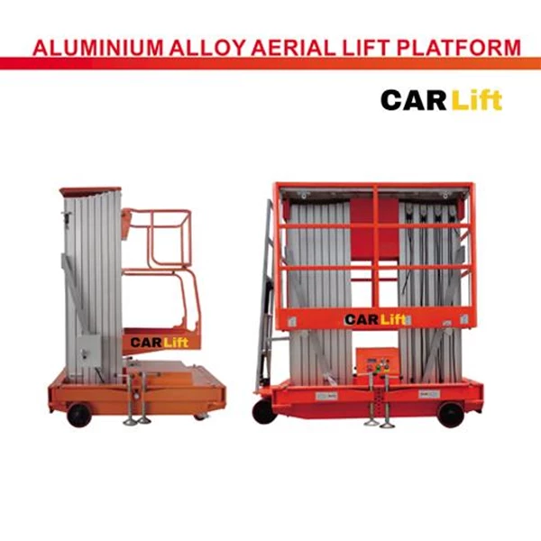 Aluminum alloy aerial lift platform
